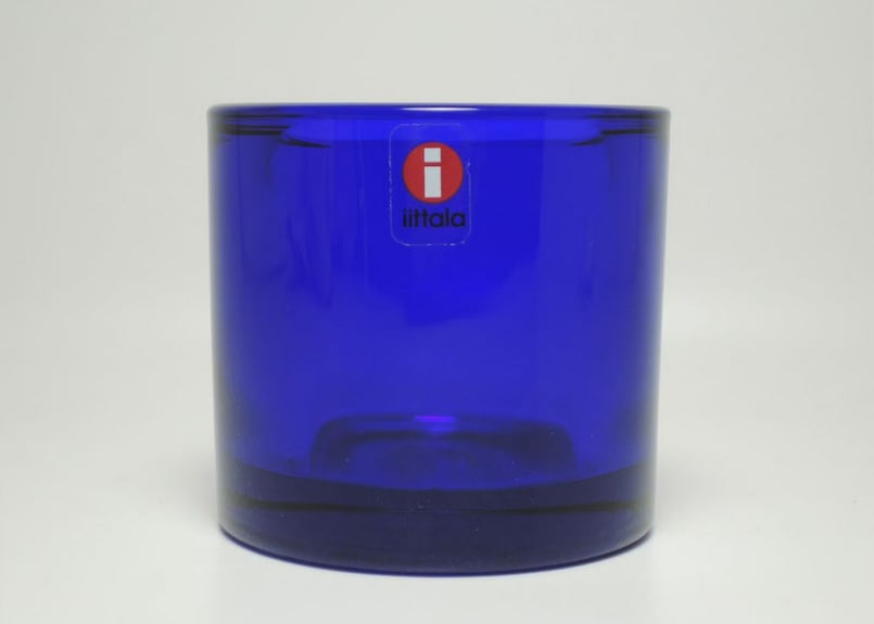 コバルトブルー キビ イッタラ キャンドルホルダー iittala kivi