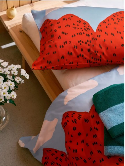 [新品]marimekko マリメッコ マンシッカヴォレット 布団カバー マンシッカブオレット 布団カバー 枕カバー デュベカバー マリメッコ