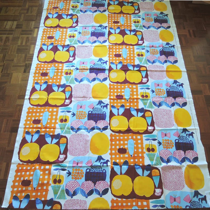 marimekko villikaali マリメッコ ファブリック生地 marimekko（マリメッコ） 生地 ファブリック Puutarhurin Parhaat