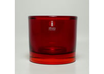 【旧ロゴ】 イッタラ キビ キャンドルホルダー iittala kivi Red