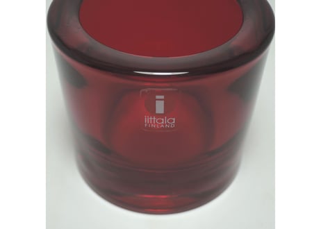 【旧ロゴ】 イッタラ キビ キャンドルホルダー iittala kivi Red