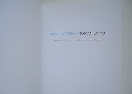 【作品集】 イッタラ バード 本 BIRDS BY TOIKKA オイバ・トイッカ OIVA TOIKKA iittala
