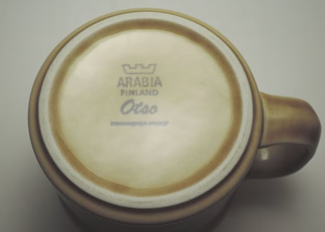 アラビア フィンランド オッツォ ブ ビアマグ Dハンドル マグカップ ARABIA FINLAND Otso (1)