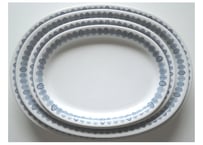 アラビア フィンランド リンネア オーバルプレート ４枚セット ARABIA FINLAND Linnea Oval plate