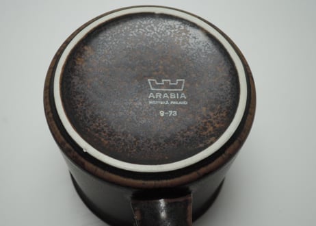 アラビア ルスカ Dハンドル ビアマグ マグカップ 大 (L) 0.4L マグ モーニングカップ ARABIA Ruska 北欧食器 Ulla procope (3)