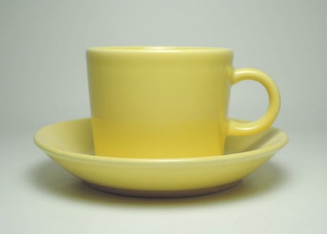 アラビア 王冠 コーヒーカップ＆ソーサー ティーマ イエロー C&S ひよこ
