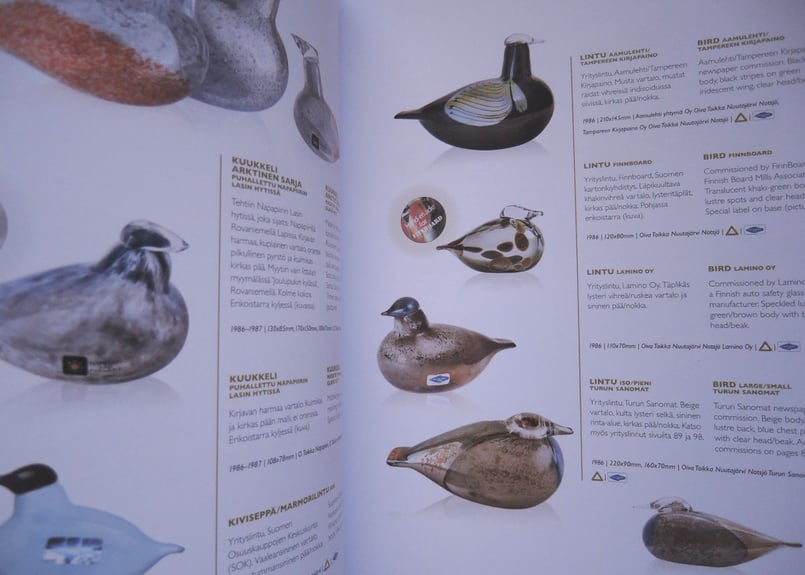 Toikka's Glass Birds book 2024 オイバ・トイッカ イッタラ バー