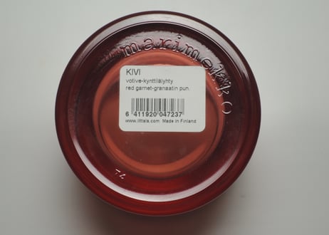 【箱付き】 レッドガーネット イッタラ キビ キャンドルホルダー iittala kivi Red garnet