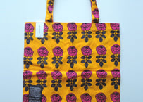 マリメッコ ヴィヒキルース イエロー トートバッグ ファブリックバッグ Vihkiruusu tote eco bag