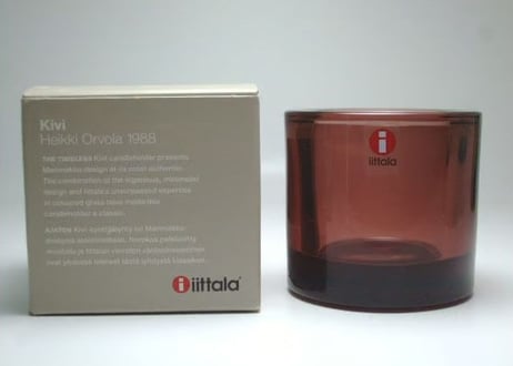 パープル イッタラ キビ キャンドルホルダー iittala kivi Purple