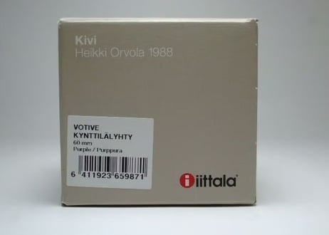 パープル イッタラ キビ キャンドルホルダー iittala kivi Purple