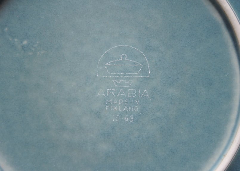 ビンテージ】 アラビア ブルールスカ 16cm プレート ARABIA RUSKA BLUE