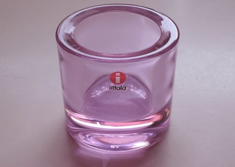 ペールピンク イッタラ キビ キャンドルホルダー iittala kivi Pale pink