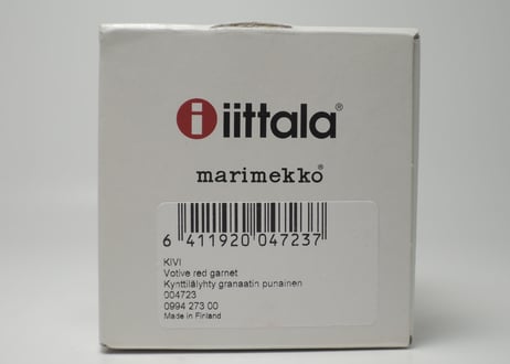 【箱付き】 レッドガーネット イッタラ キビ キャンドルホルダー iittala kivi Red garnet