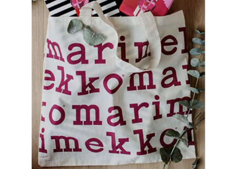 マリメッコ ノベルティ トートバッグ marimekko ノベルティ ロゴトート