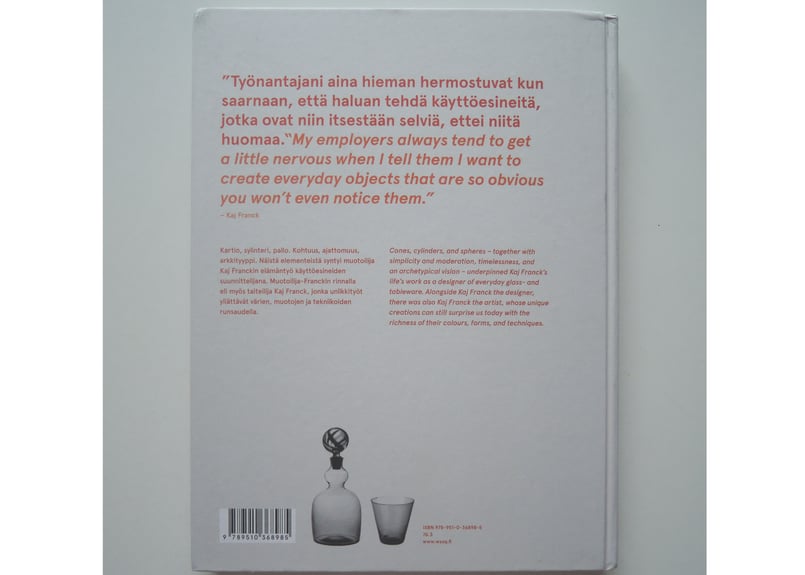 カイ・フランク 作品集 本 KAJ & FRANCK Designs & Impression