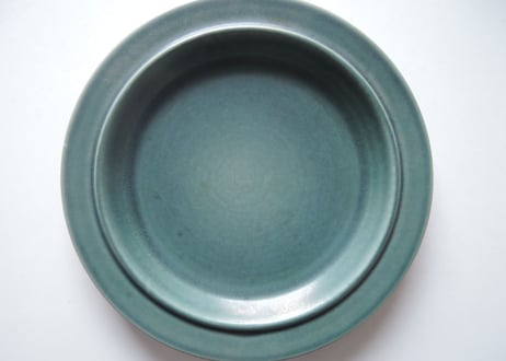 【ビンテージ】 アラビア ブルールスカ 26cm プレート ARABIA RUSKA BLUE 26cm plate (2)