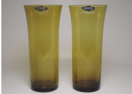 カイ・フランク 1725 トランペット タンブラー オリーブ ヌータヤルヴィ ステッカー付 KAJ FRANCK Tumbler Nuutajarvi