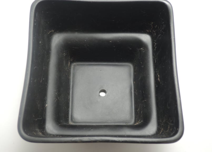 ARABIA 植木鉢 フラワーポット LB 角 黒 アラビア ポット Richard Lind