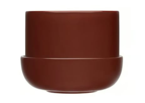 【廃盤】 IITTALA NAPPURA FINLAND φ17cm フラワーポット プラントポット 植木鉢