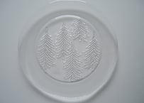 イッタラ クーシ 23cm プレート ヴィンテージ もみの木 フィンランド 北欧 食器 24cm ガラス プレート ヴィンテージ iittala kuusi (1)