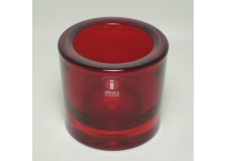 【旧ロゴ】 イッタラ キビ キャンドルホルダー iittala kivi Red