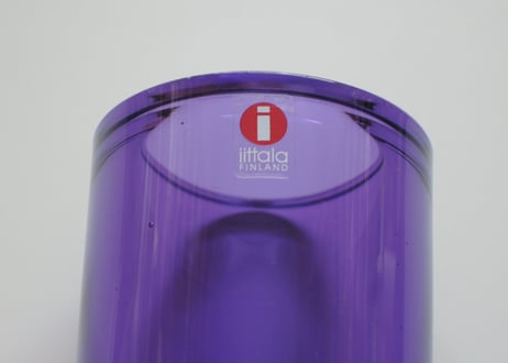 【廃番】 旧 ライラック イッタラ キャンドルホルダー マリメッコ キビ IITTALA KIVI Lilac marimekko