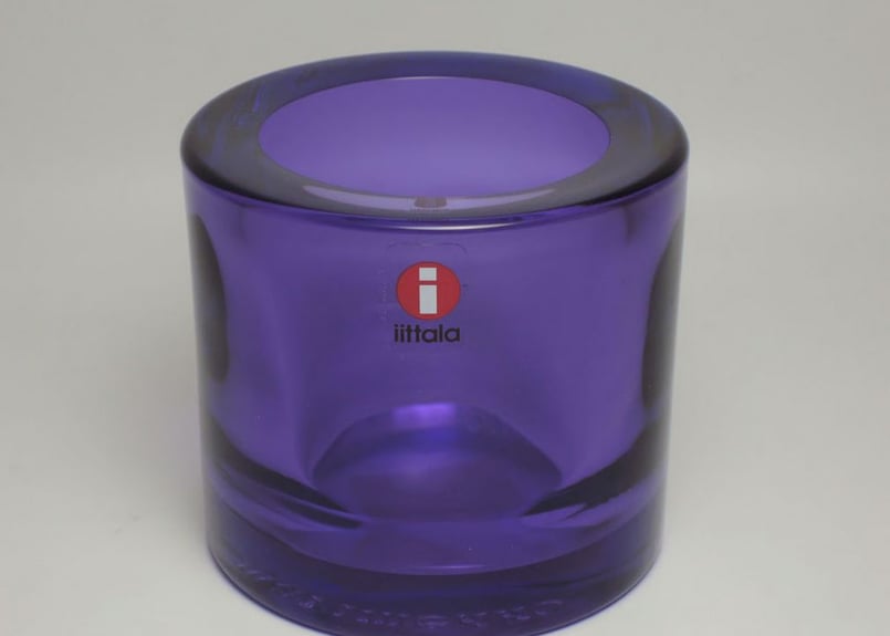 イッタラ　キビ　kivi キャンドルホルダー　ライラック 廃盤】 ライラック イッタラ キビ キャンドルホルダー iittala kivi