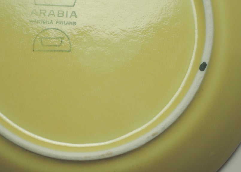 アラビア キルタ イエロー カップアンドソーサー ティーマ カイ