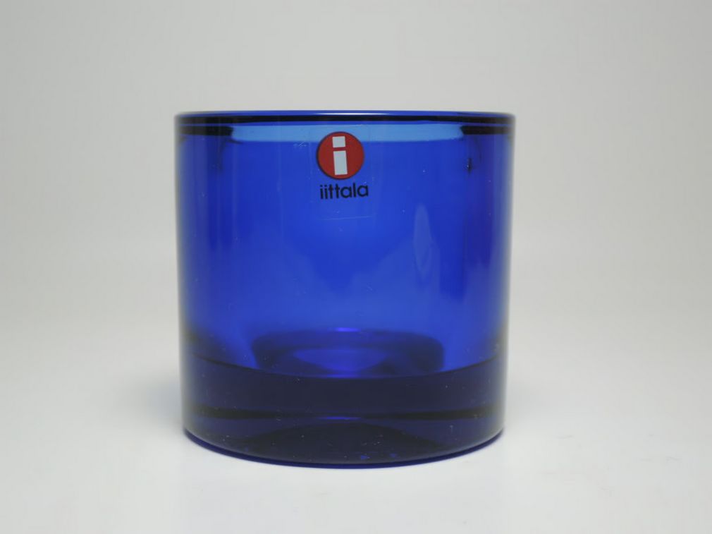 ウルトラマリンブルー キビ イッタラ キャンドルホルダー iittala kivi