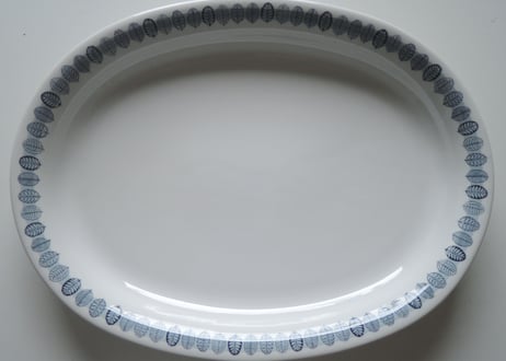 アラビア フィンランド リンネア オーバルプレート ４枚セット ARABIA FINLAND Linnea Oval plate