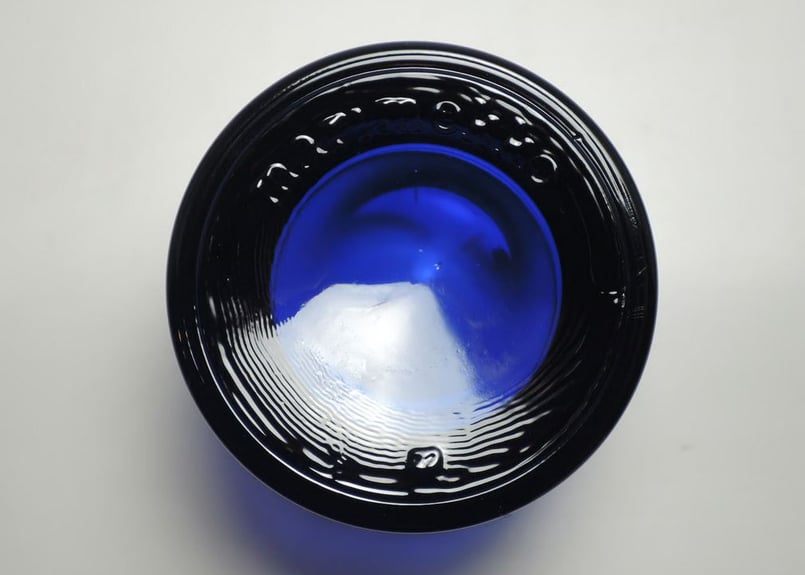 ウルトラマリンブルー キビ イッタラ キャンドルホルダー iittala kivi