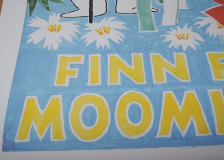 ムーミン トーベヤンソン ポスター MOOMIN POSTER TOVE JANSSON Finn Family Moomintroll 50×70cm