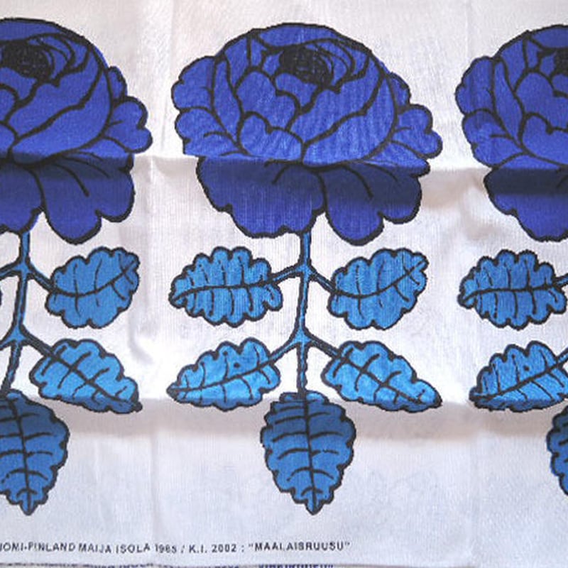marimekko - marimekko  マリメッコ　マーライスルース　ヴィビキルース　ティータオル マリメッコティータオルマーライスルース&ヴィヒキルースブルー