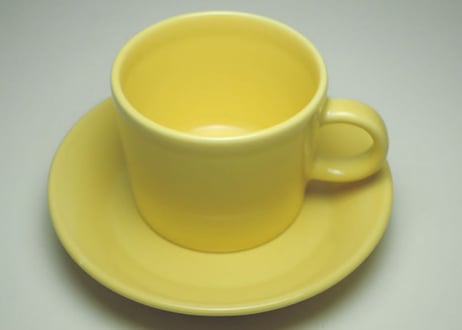 アラビア 王冠 コーヒーカップ＆ソーサー ティーマ イエロー C&S ひよこ