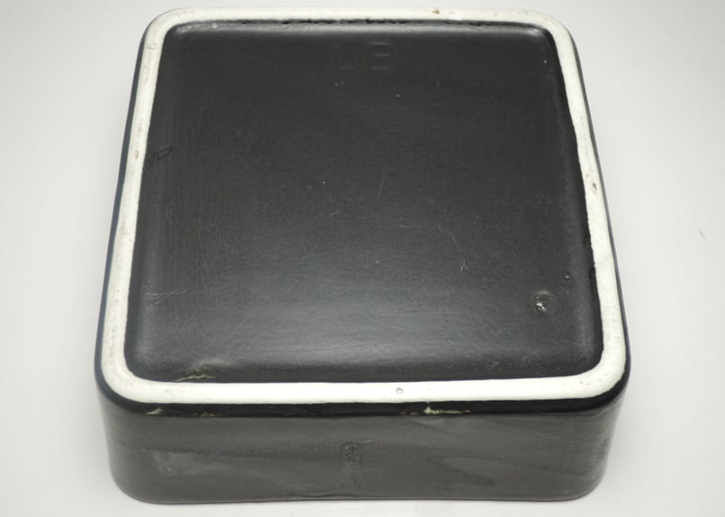 ARABIA 植木鉢 フラワーポット LB 角 黒 アラビア ポット Richard Lind