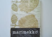【１点限り 新品】マーライスルース テーブルクロス マリメッコ ファブリック MAALAISRUUSU marimekko 生地 ゴールド