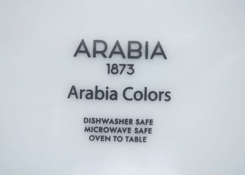 アラビア　貴重　カラーズ　2枚21cm カラーズ 新品】【廃盤】 アラビア カラーズ 21cm プレート ARABIA 1873 COLORS