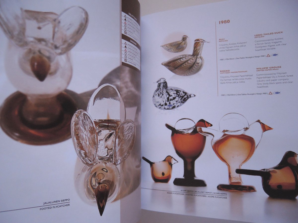 未使用 イッタラ バード 本 図録 作品集 Glass Birds OIVA fit=scale-down,w=1200