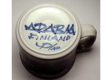 アラビア フィンランド アネモネ Dハンドル マグカップ ビアマグ ARABIA FINLAND Anemone