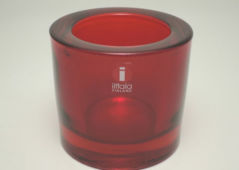 旧ロゴ】 イッタラ キビ キャンドルホルダー iittala kivi Red | item