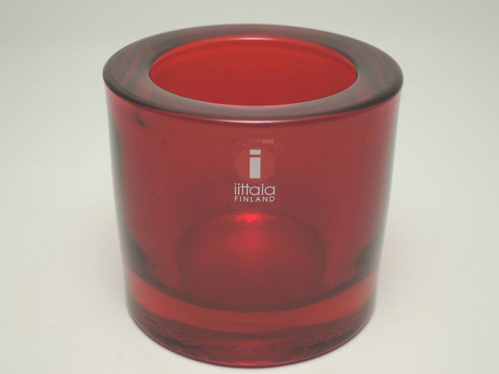 旧ロゴ】 イッタラ キビ キャンドルホルダー iittala kivi Red | item