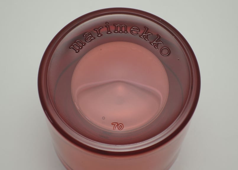 レッドガーネット イッタラ キビ キャンドルホルダー iittala kivi Red