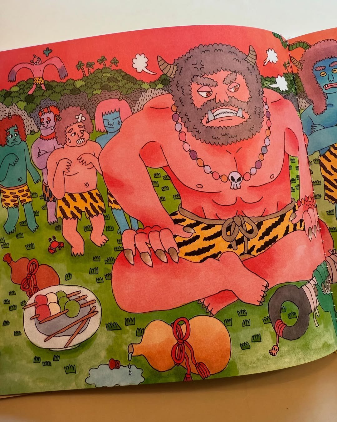 太*郎様 「 あの人が笑顔でいられるように 」｜絵画 原画 抽象画 動物画 ドロ 絵本「本当は仲良くしたかった⁉鬼無のももたろう」 | TAICHI