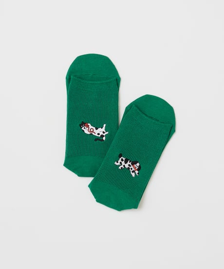 刺繍ソックス ｜犬・猫｜WOMEN