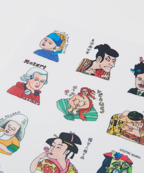 クリアファイル｜偉人12人