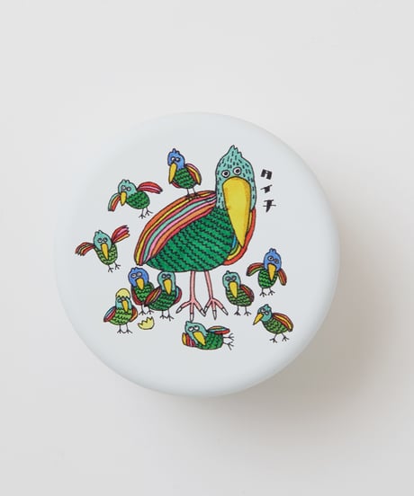 ミニヨン丸缶｜ハシビロコウ