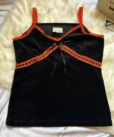 高級猫ちゃんvelours tank top👠