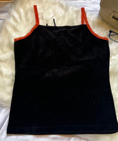 高級猫ちゃんvelours tank top👠