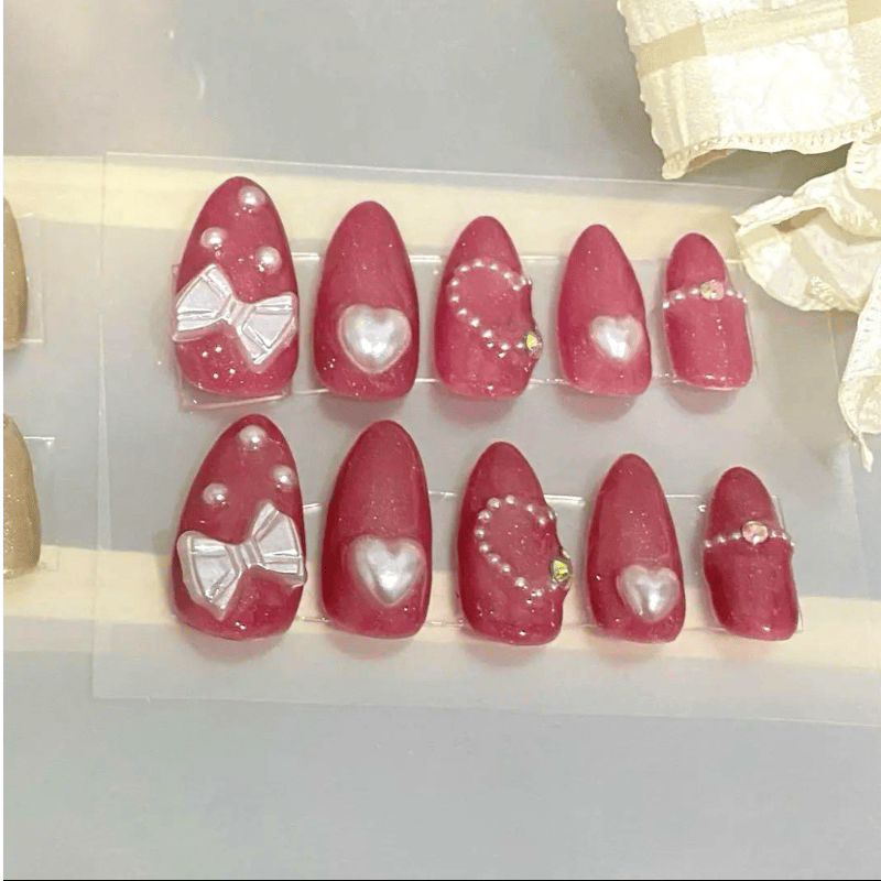 ピンクで可愛い ネイルチップ | ANZU☆SHOP